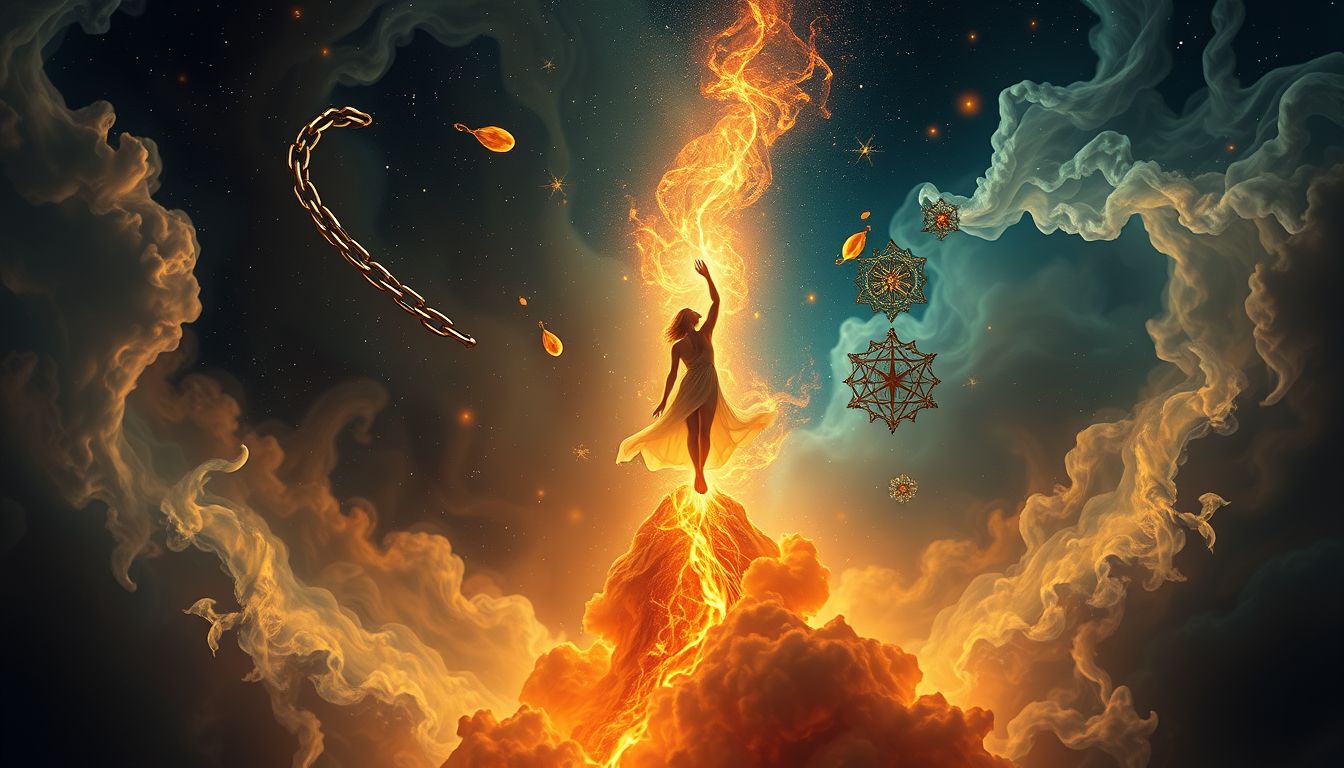 Der Traum symbolisiert Befreiung von Schuld und innerem Konflikt.