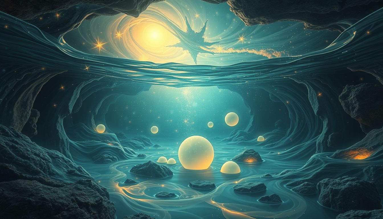Ein überfluteter Keller symbolisiert unterdrängte Gefühle und Ängste.
