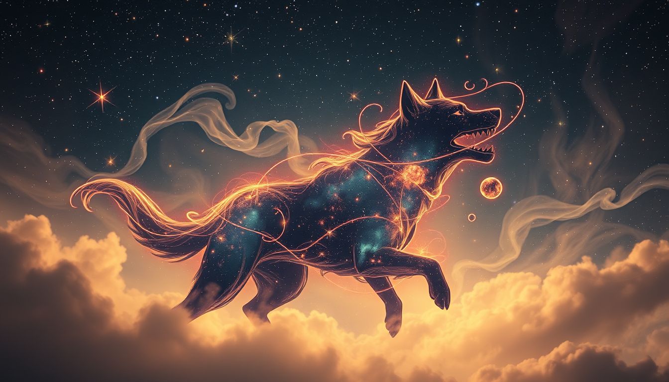 Ein wütender Hund im Traum symbolisiert unterdrückte Aggressionen.