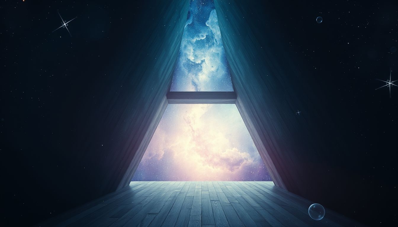 Eine dunkle Mansarde im Traum symbolisiert innere Ängste und Begrenzung.