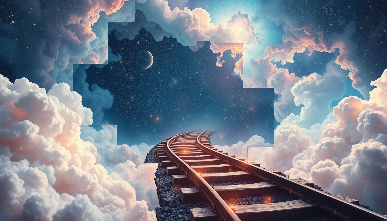 Traum von Entgleisung symbolisiert oft Kontrollverlust im Leben.