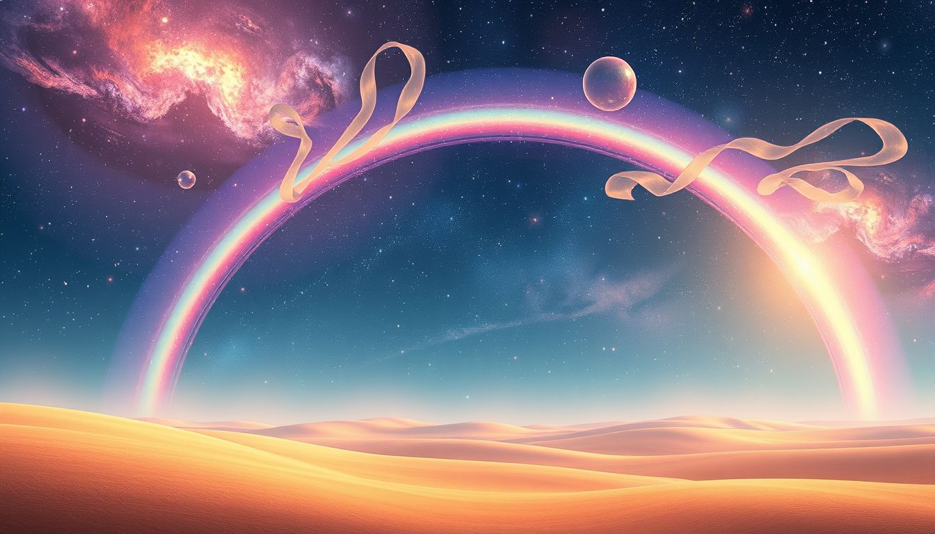 Ein Regenbogen im Traum symbolisiert Hoffnung und neue Chancen.