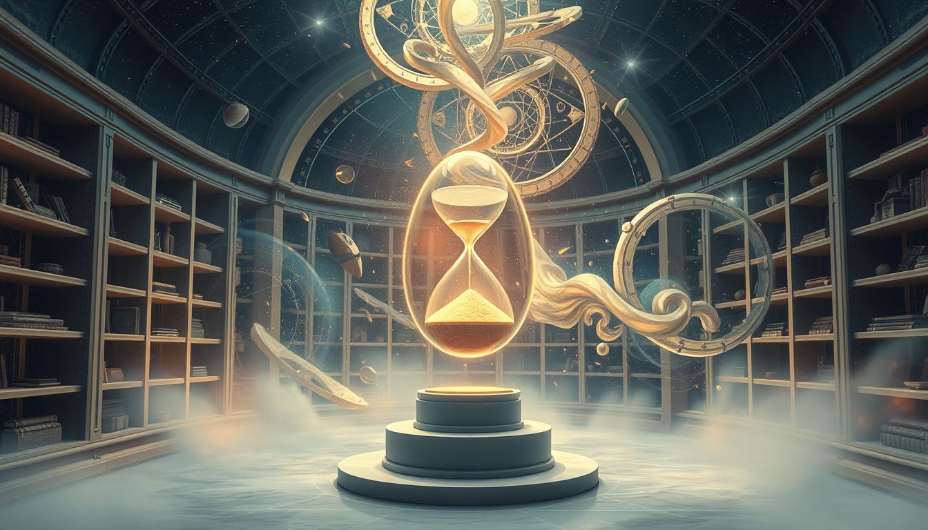 Eine Eieruhr im Museum symbolisiert festgehaltene Zeit und Erinnerungen.