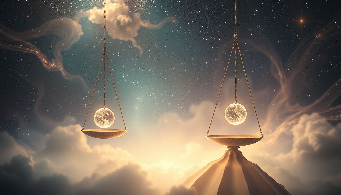 Das Nettogewicht von Verantwortung symbolisiert innere Balance und Pflichtbewusstsein.