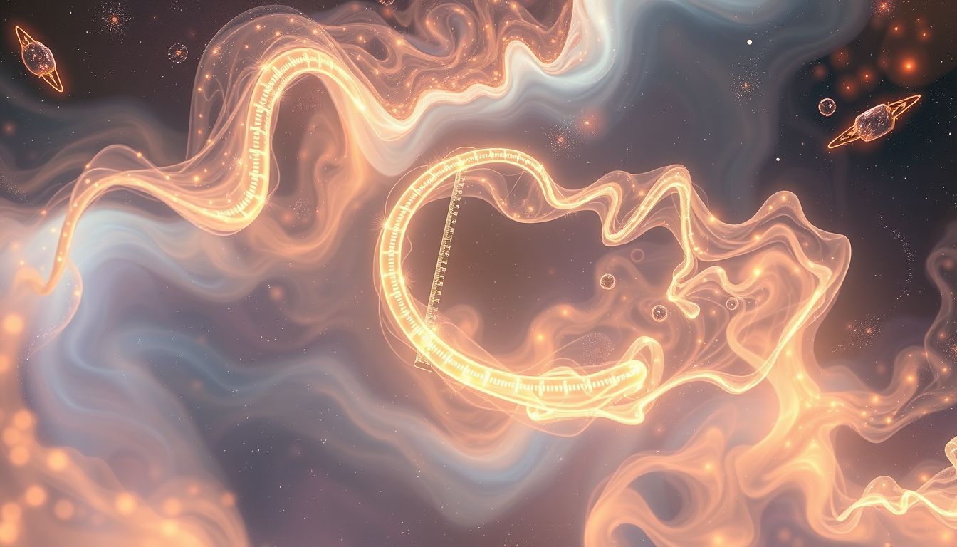 Ein verbogenes Lineal symbolisiert oft innere Unsicherheiten im Traum.