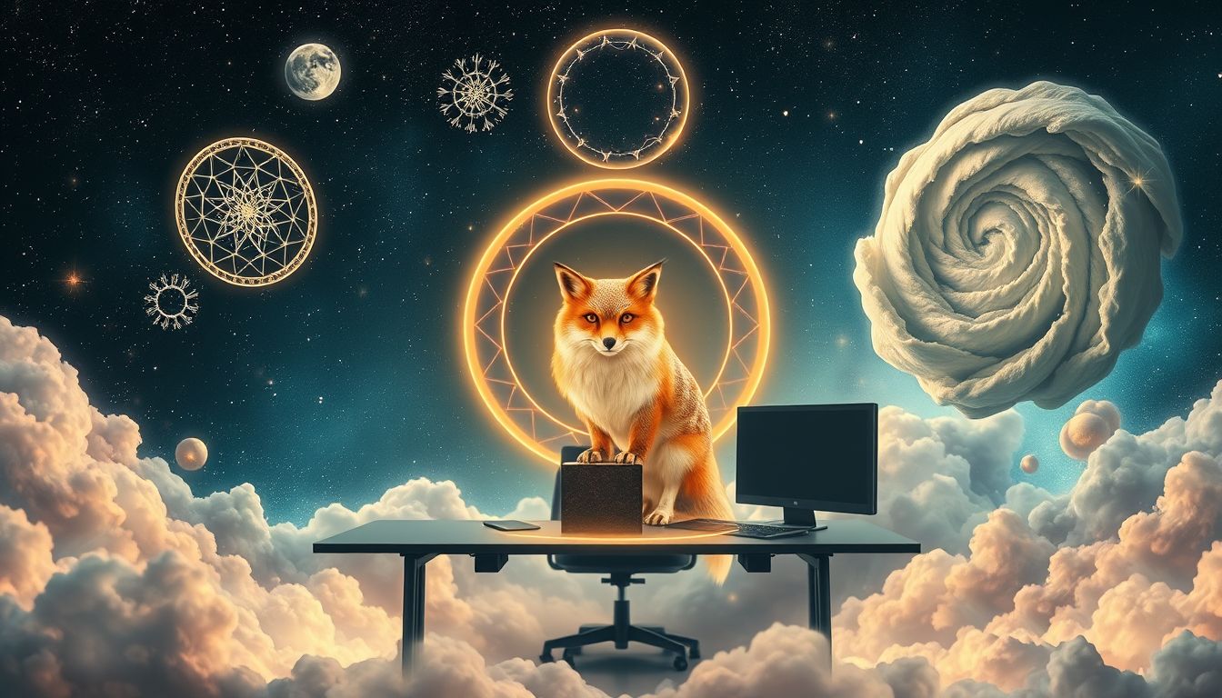 Ein Tier im Büro symbolisiert oft verborgene Instinkte im Arbeitsleben.