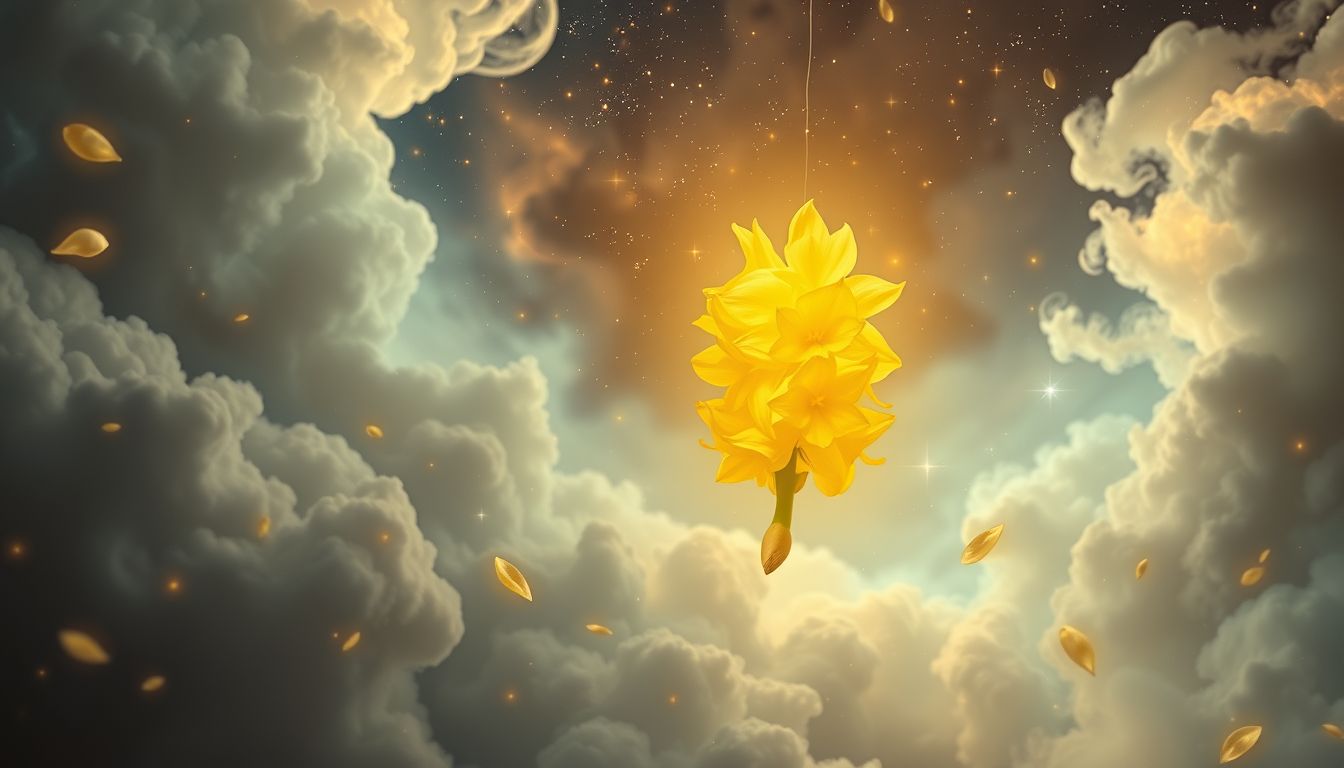 Eine gelbe Hyazinthe im Traum symbolisiert Freude und Optimismus.