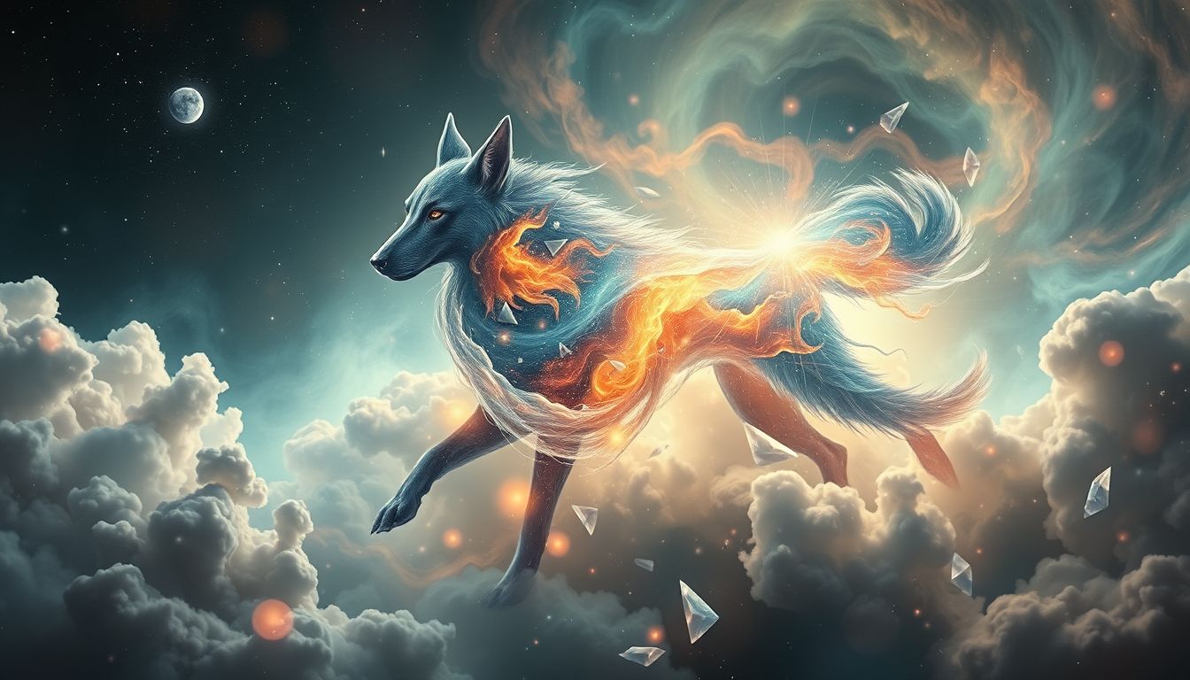 Der getötete Hund symbolisiert überwundene innere Ängste.