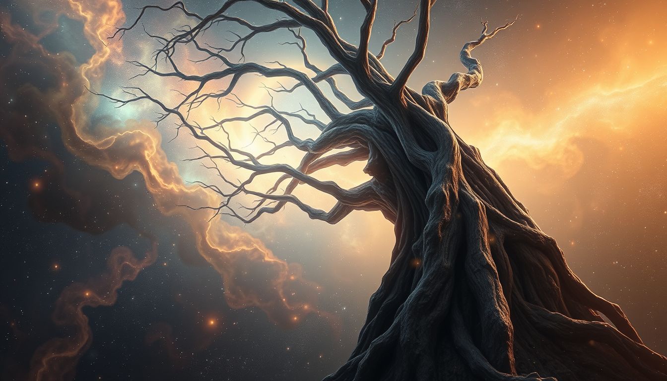Das Verlieren von Baumrinde symbolisiert Verletzlichkeit und Veränderung im Traum.