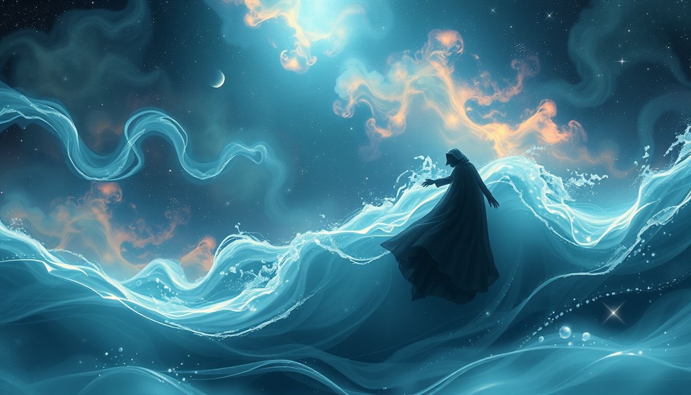 Ein Spitzbube im Wasser symbolisiert verborgene emotionale Täuschungen.