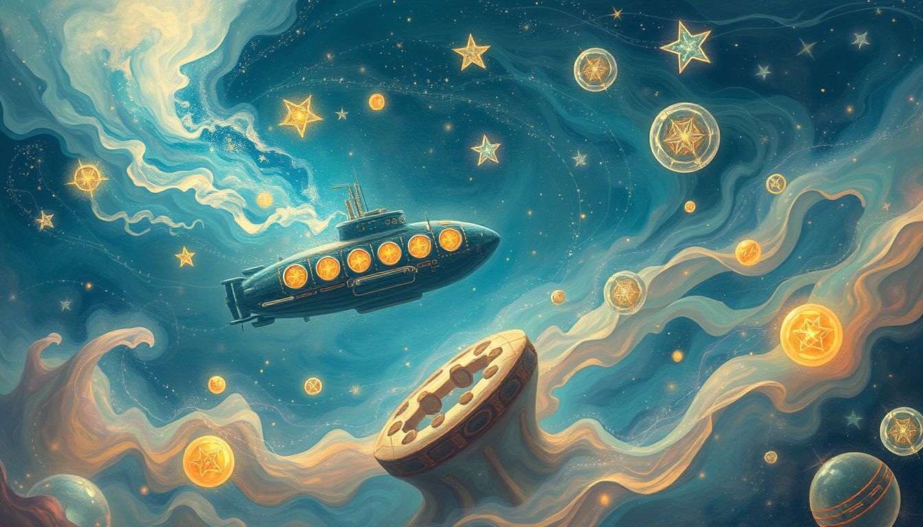 Ein Unterseeboot im Traum symbolisiert verborgene Schätze und Erkenntnisse.