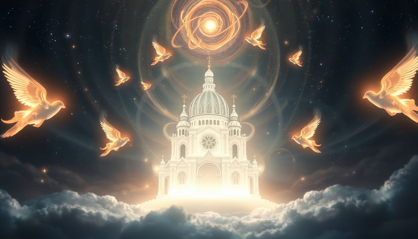 Engel in Basiliken symbolisieren göttlichen Schutz und spirituelle Führung.