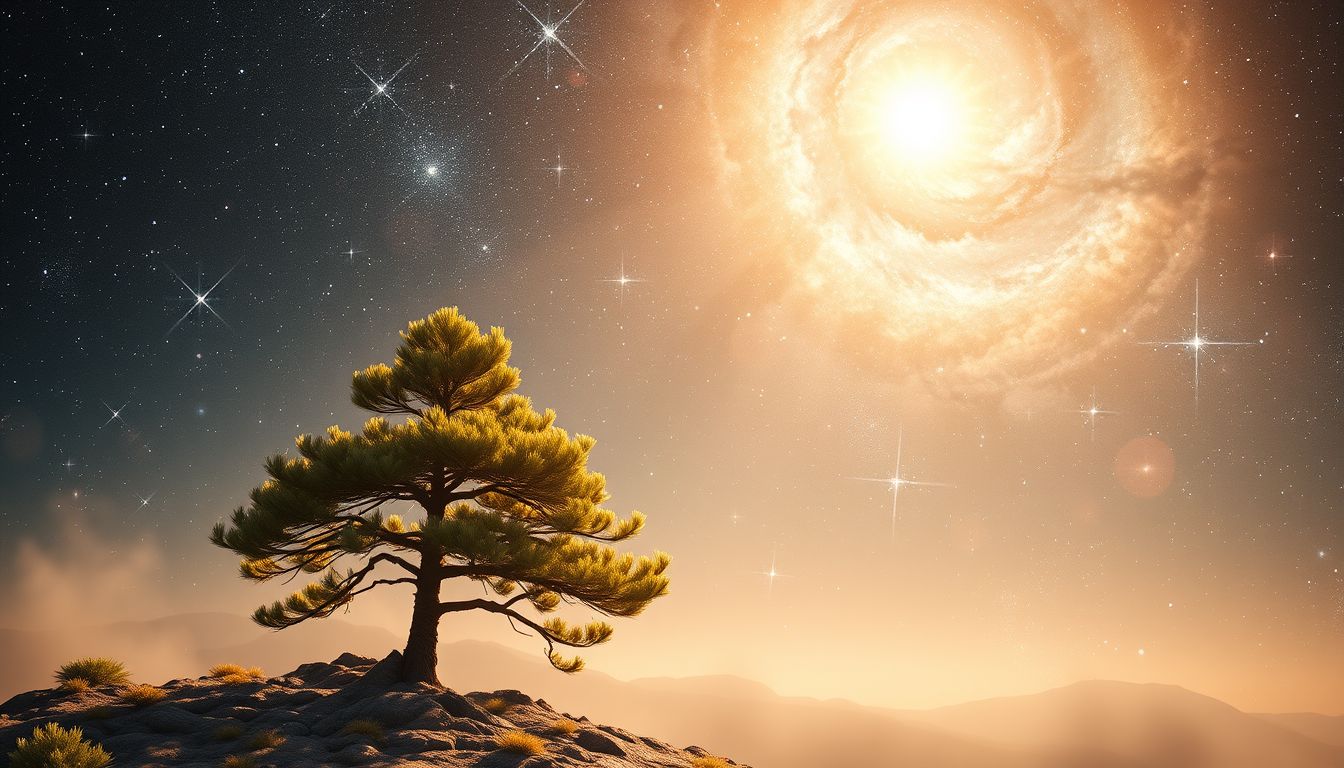 Ein Bergkiefer-Traum im Sommer symbolisiert innere Stärke und Wachstum.