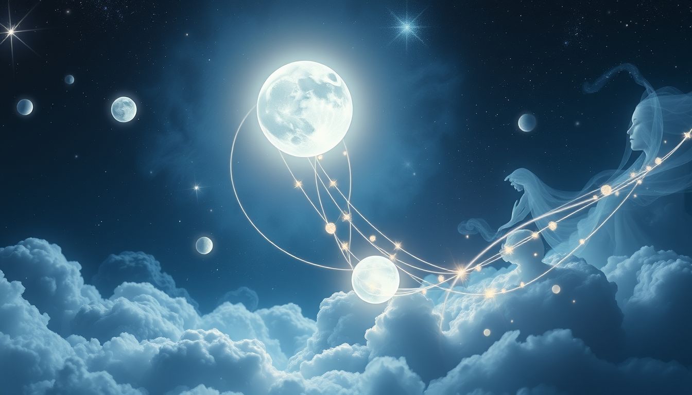 Mondsteine symbolisieren im Traum die Verbindung zur Mondgöttin.