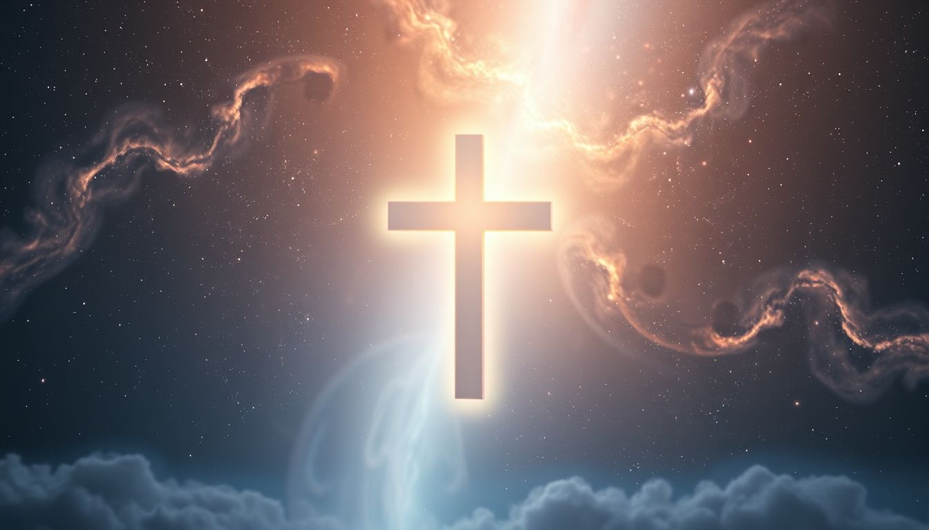 Ein Kreuz ohne Jesus symbolisiert oft verlorene Hoffnung oder Zweifel.