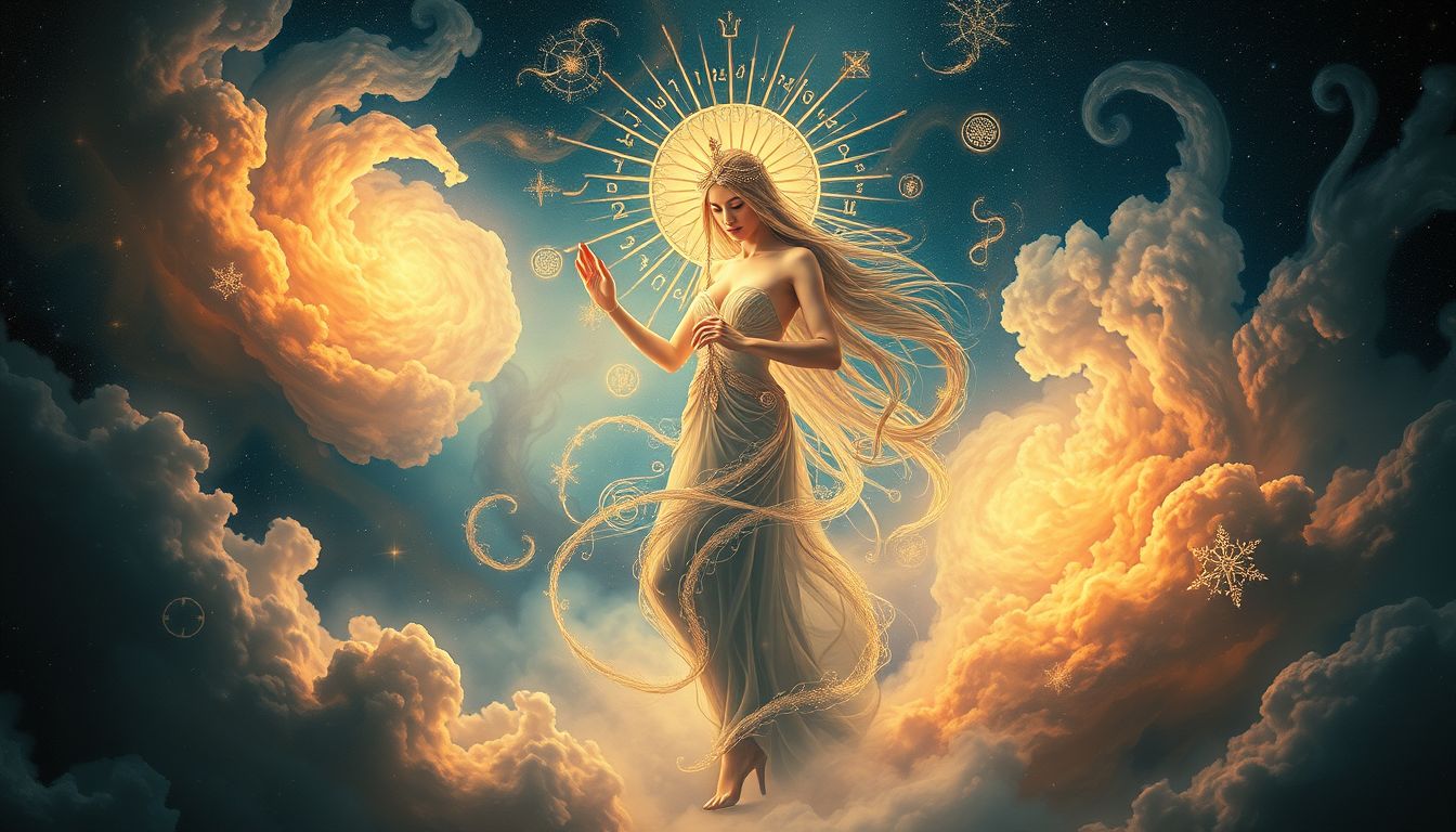 Eine Bajadere im Ritual symbolisiert spirituelle Reinigung und Transformation.