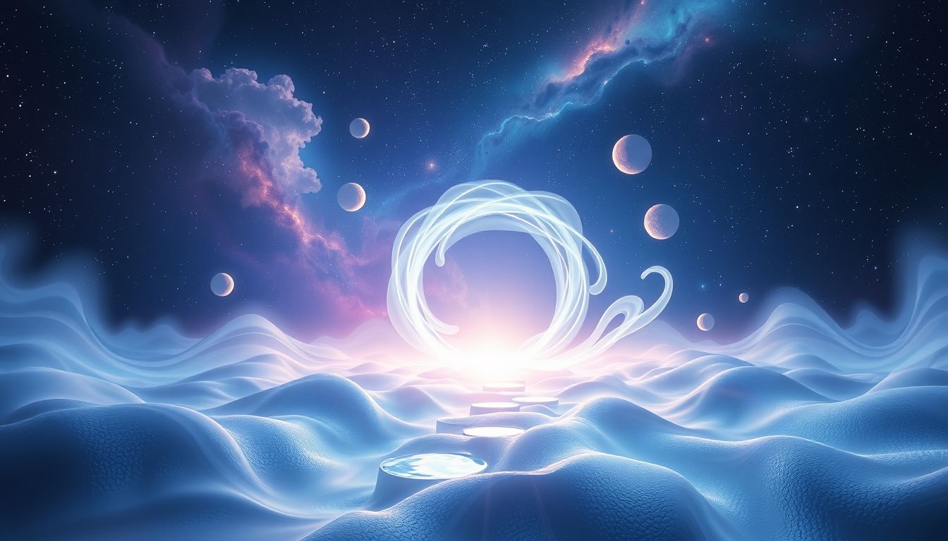 Eine Dachrinne als Portal symbolisiert Übergang zu neuen Lebensphasen.