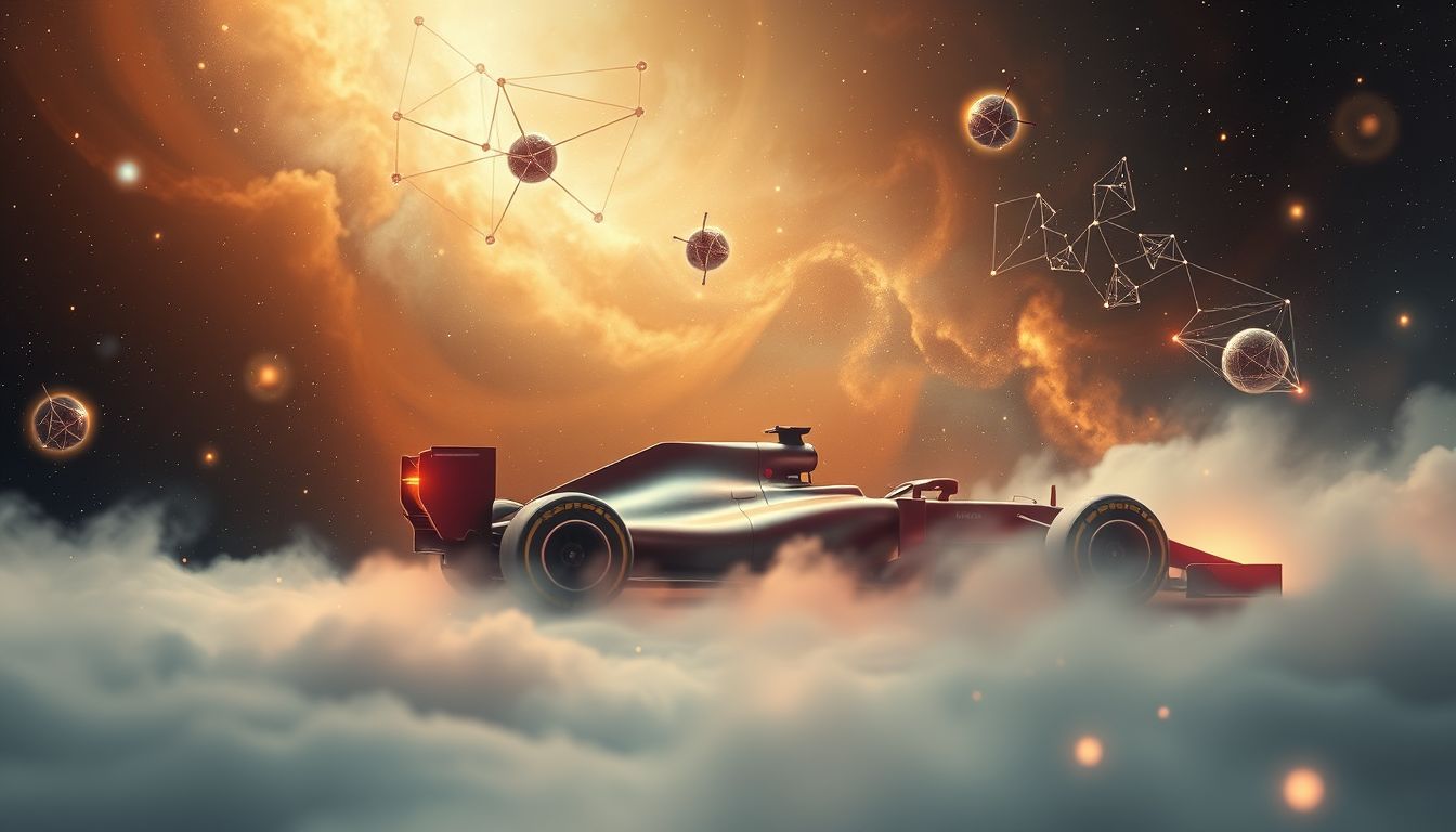 Ein Formel-1-Auto verschenken symbolisiert neue, aufregende Lebenschancen.