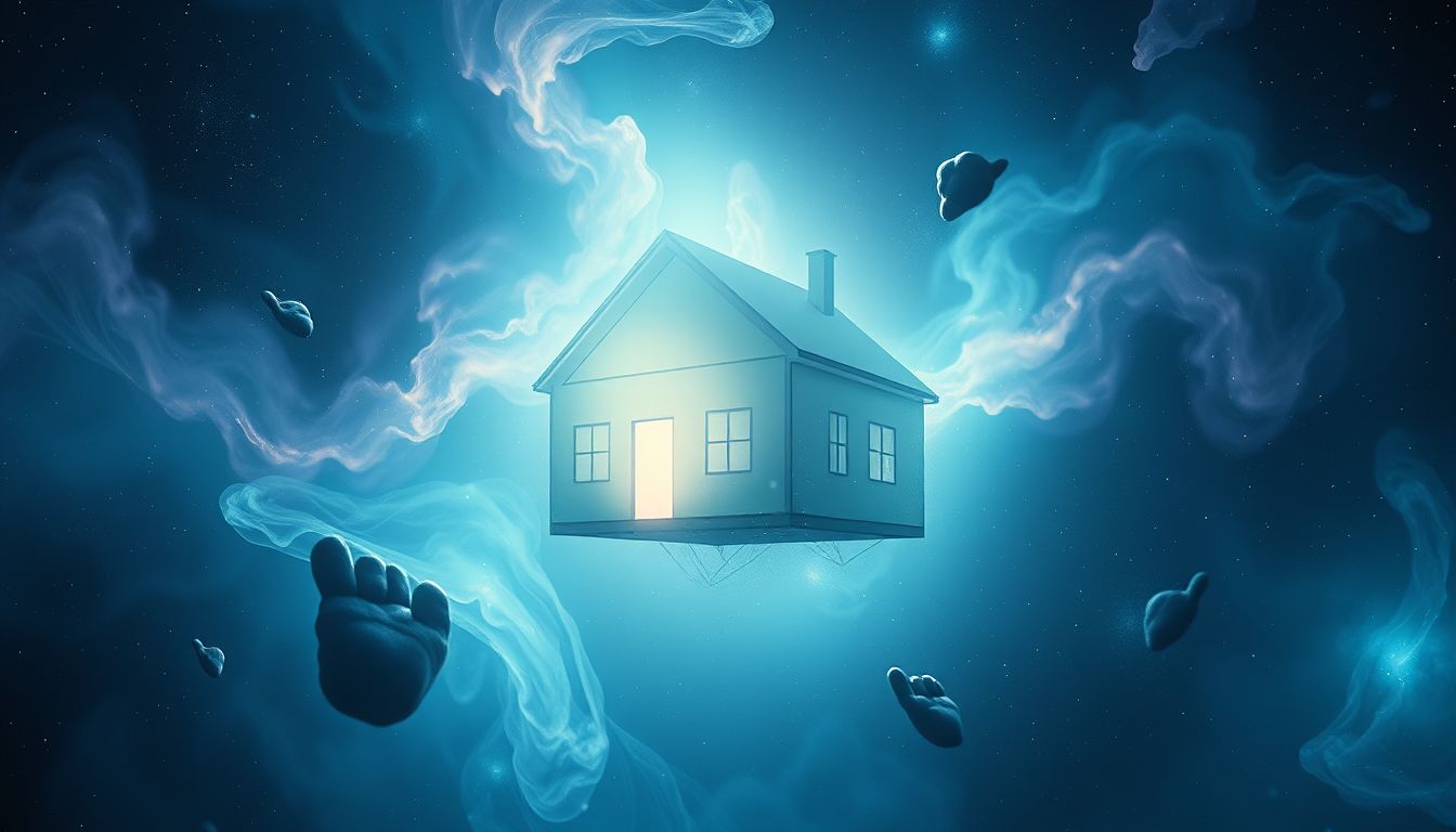 Das unfreiwillige Verharren im Haus symbolisiert innere Blockaden.