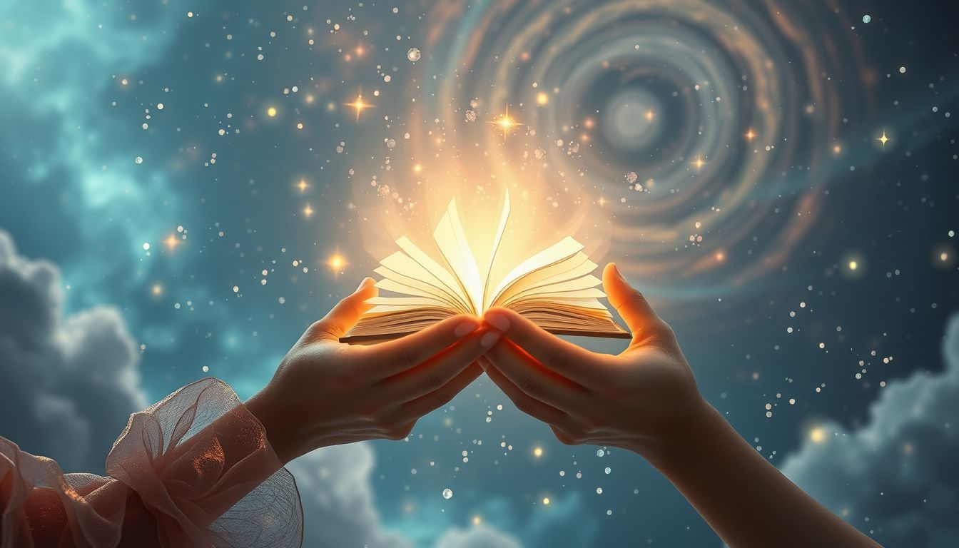 Ein Buch verschenken symbolisiert das Teilen von Wissen und Liebe.
