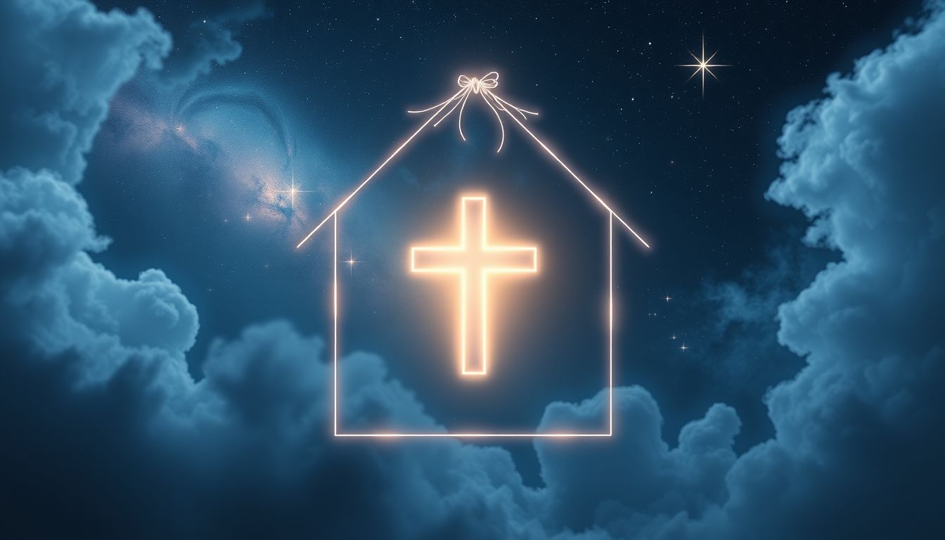 Ein Kreuz im Haus symbolisiert Schutz und spirituelle Geborgenheit im Traum.