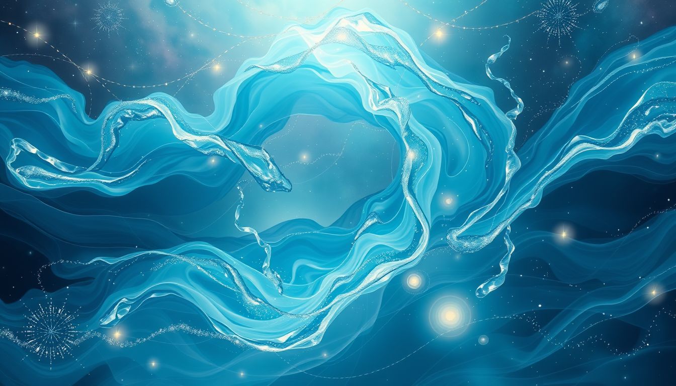 Die Wasserfarbe im Traum symbolisiert Emotionen und innere Zustände.