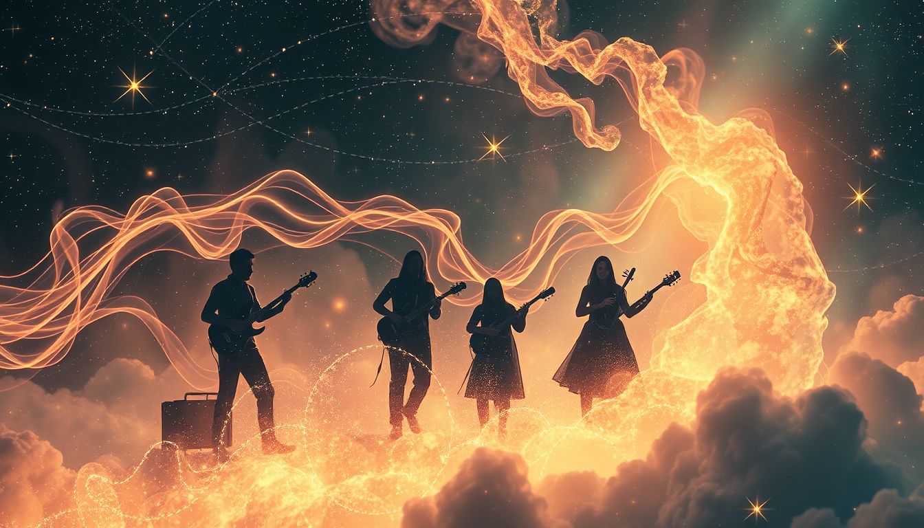 Eine Musikband auf deiner Beerdigung symbolisiert Lebensabschluss und Erinnerungen.