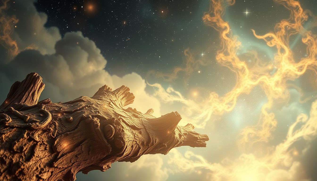 Baumrinde symbolisiert Schutz und spirituelle Verbindung im Traum.