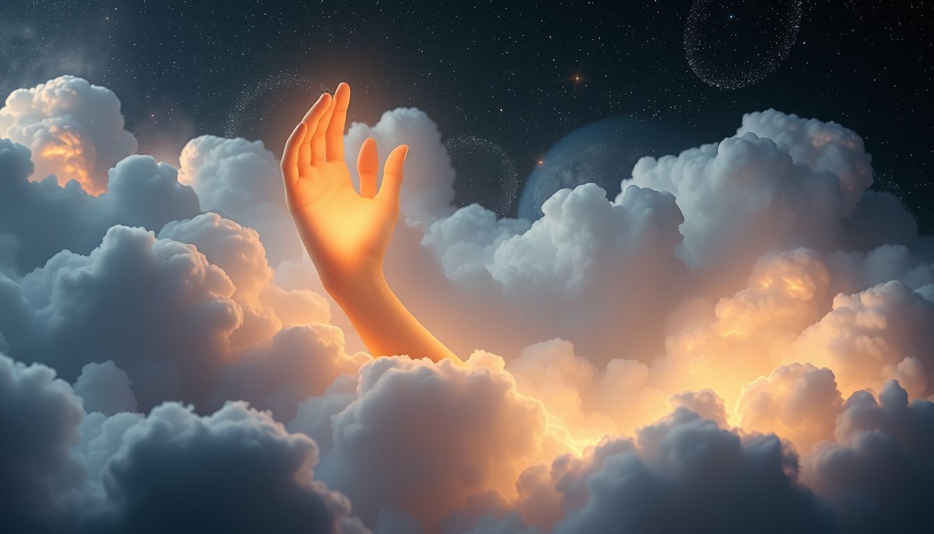 Leuchtende Gliedmaßen symbolisieren oft innere Stärke und Energiefluss.