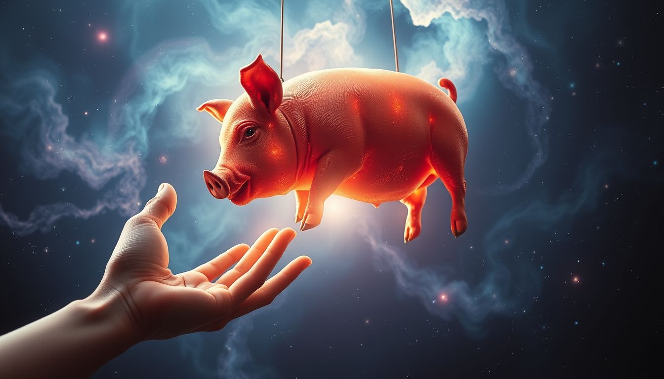 Einen perfekten Schweinebraten ablehnen symbolisiert bewusste Ablehnung von Wohlstand.