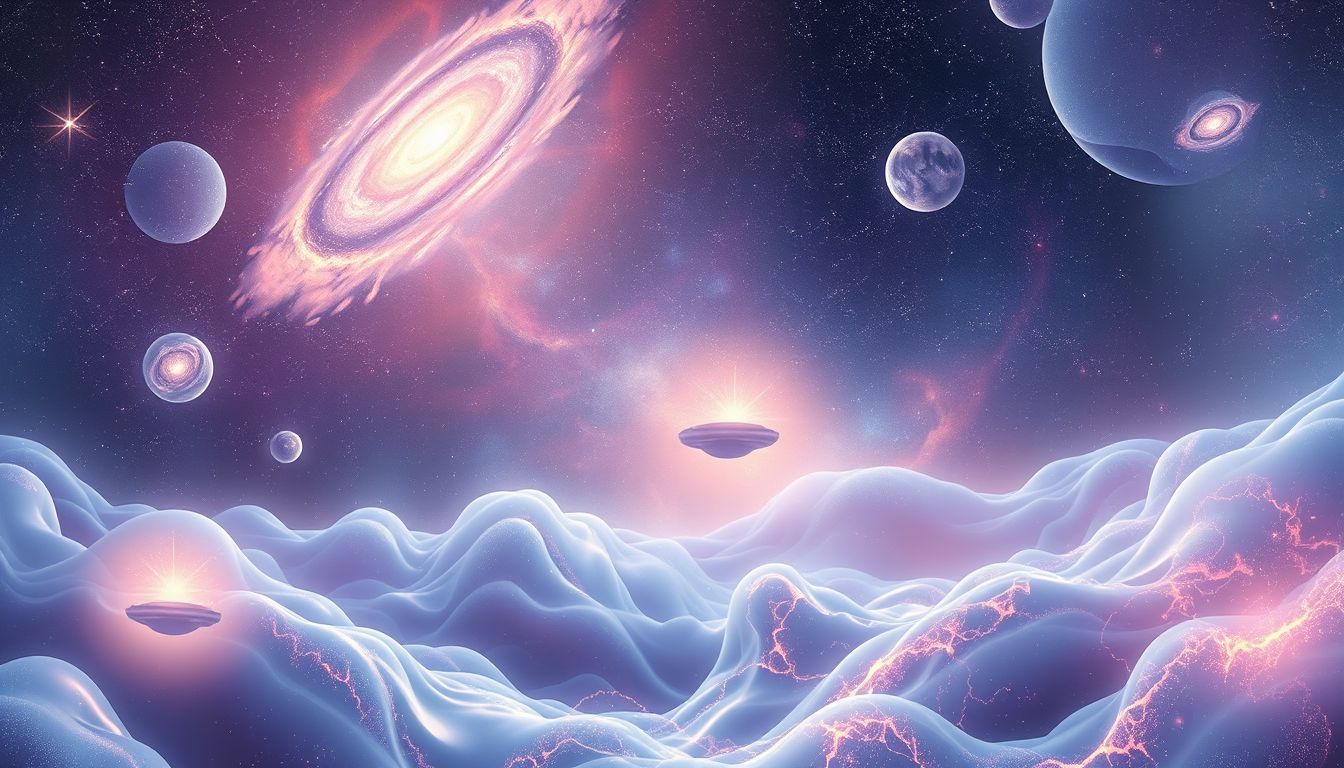 Traum 32 symbolisiert Übergänge durch fließende, sich auflösende Grenzen.