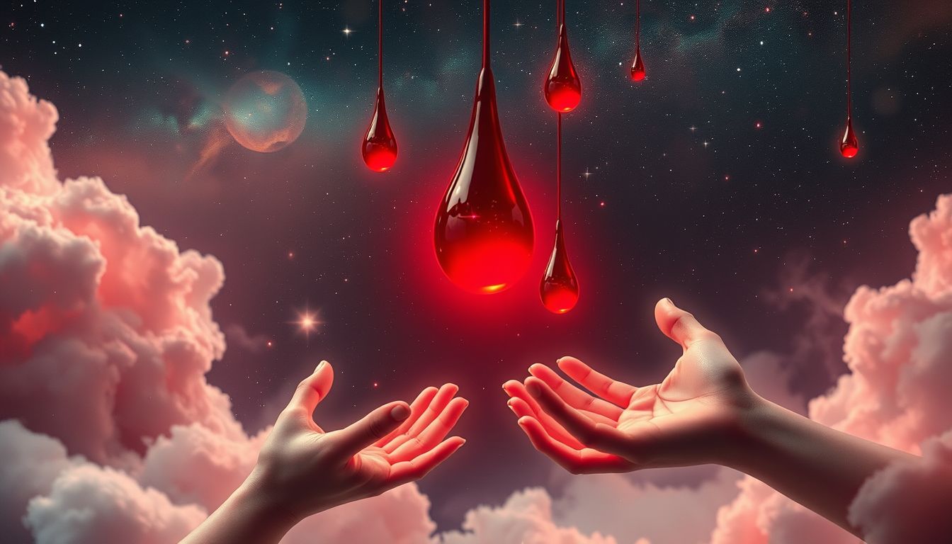 Blut sehen ohne Verletzung symbolisiert oft unterdrückte Gefühle.