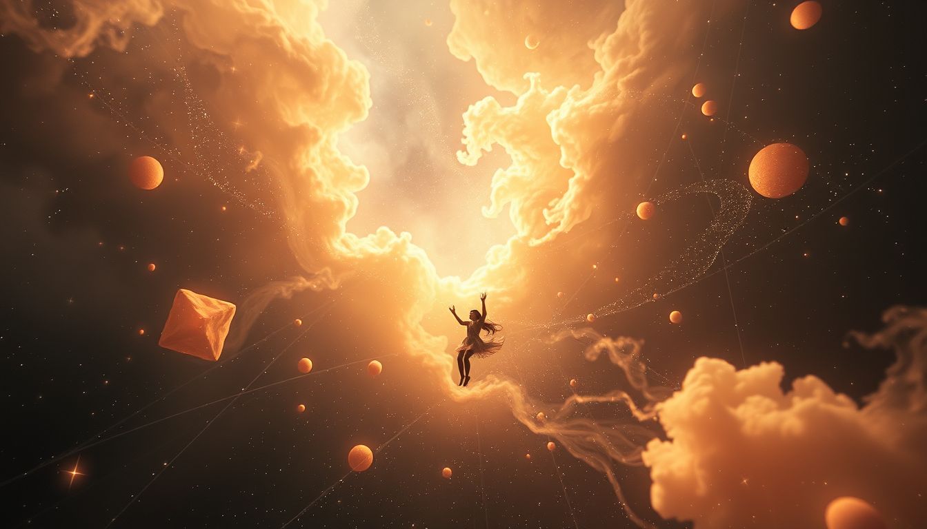 Im Traum fallen steht für Kontrollverlust und innere Transformation.