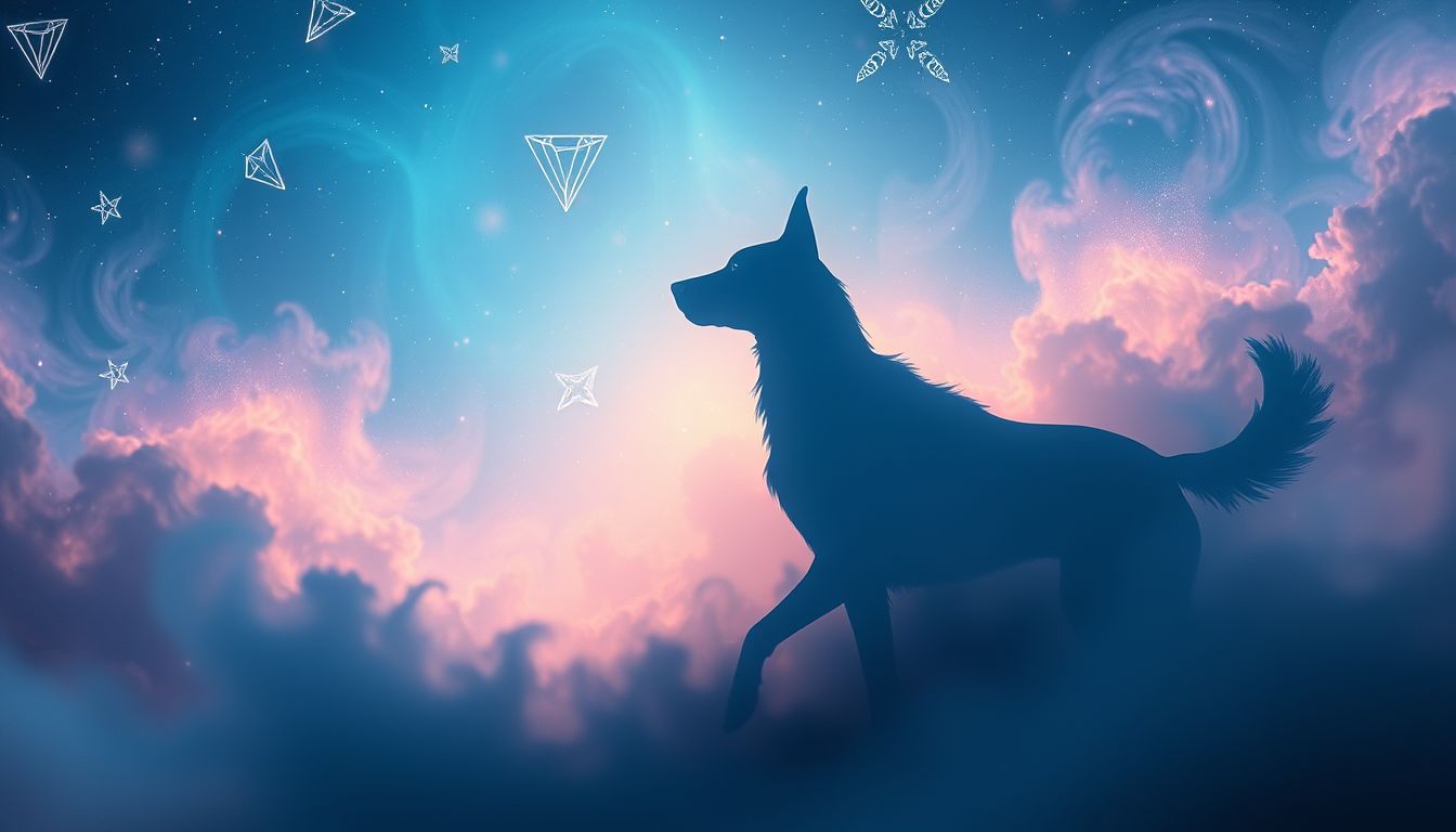 Ein Köter, der dich verfolgt, symbolisiert ungelöste Ängste.