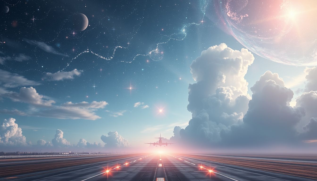 Eine Landung auf bekanntem Flughafen symbolisiert Sicherheit und Kontrolle.