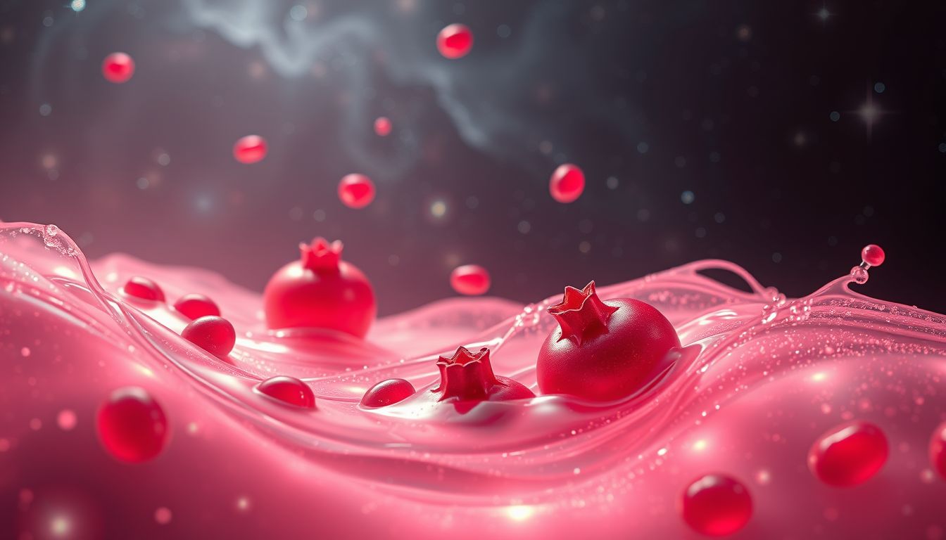 Granatapfelsaft im Traum symbolisiert Lebensfreude und innere Kraft.