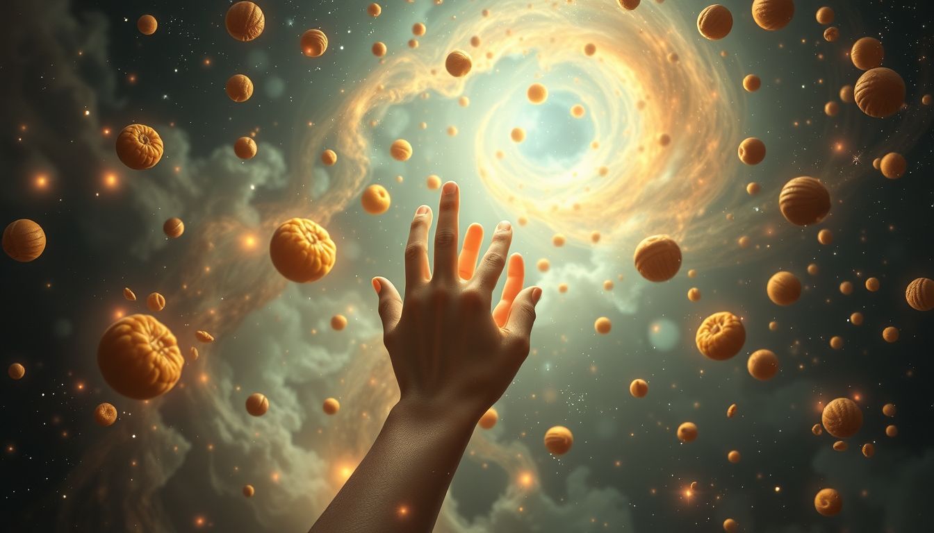 Traum 5 symbolisiert innere Angst trotz äußerer Fülle.