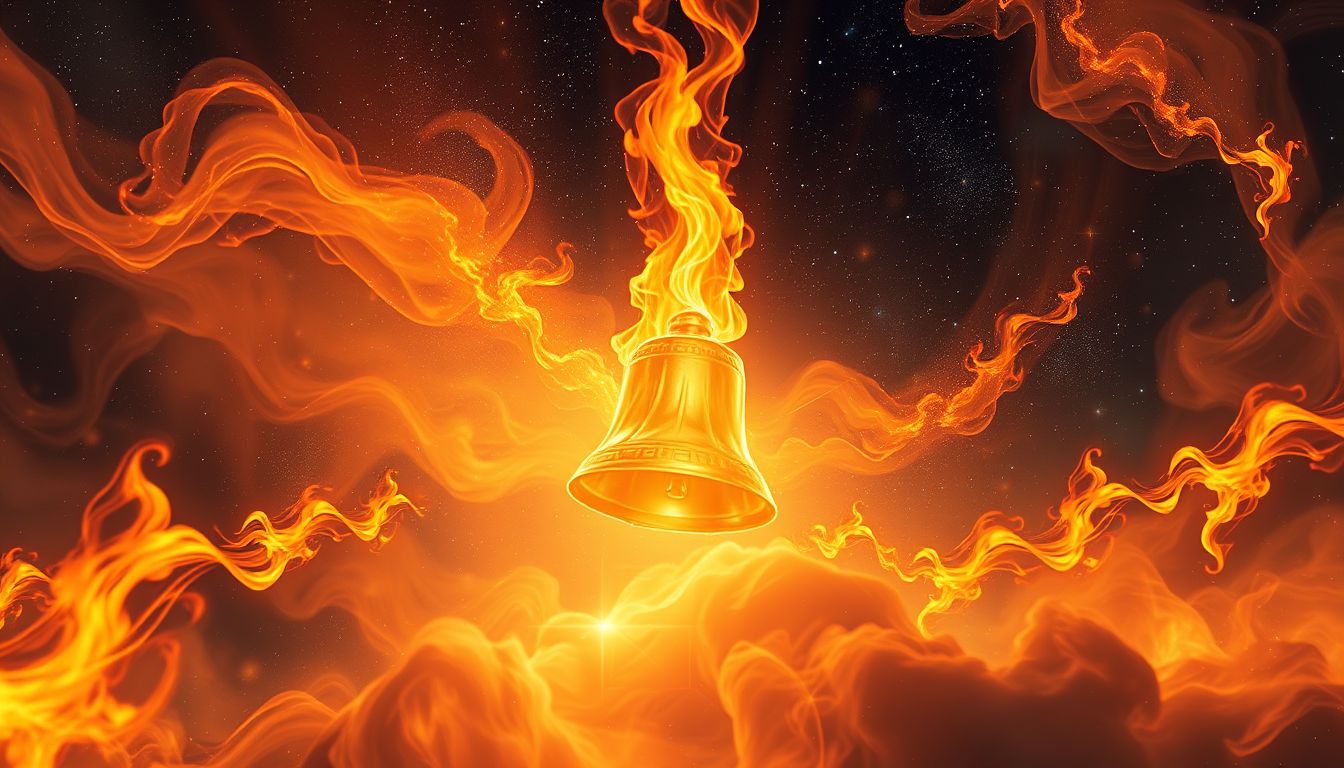 Die Feuerglocke warnt vor dringender Gefahr im Traumhaus.