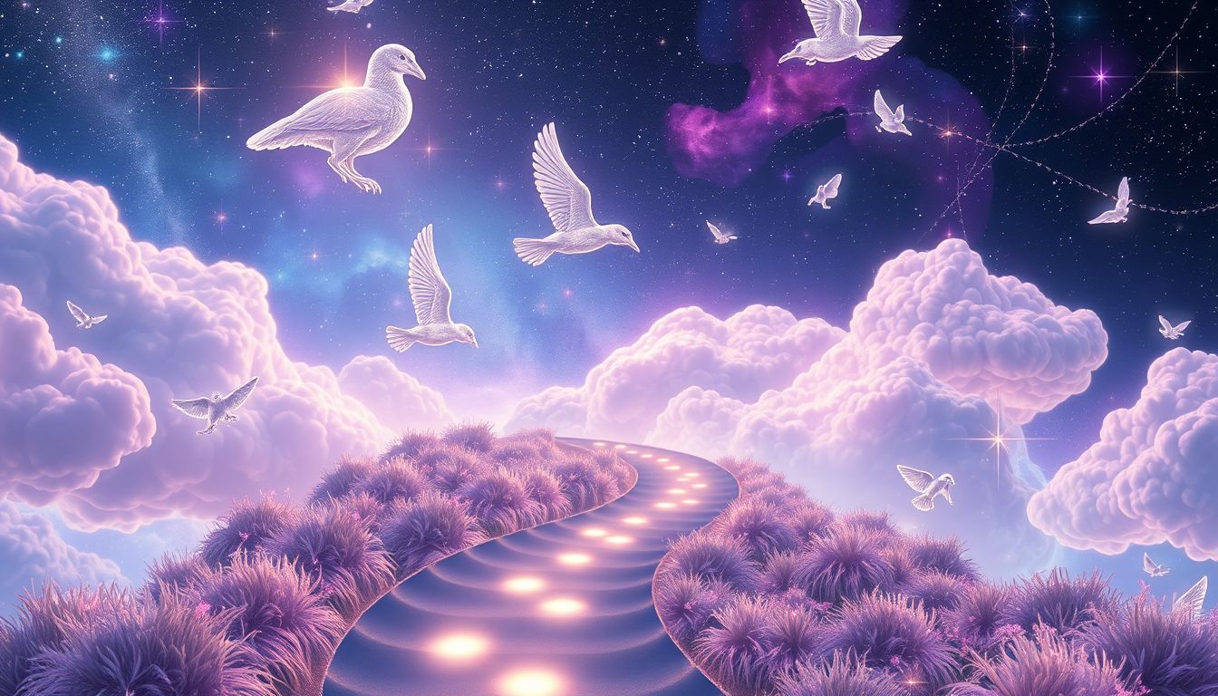 Ein Xystus voller Tiere symbolisiert innere Harmonie und Freiheit.