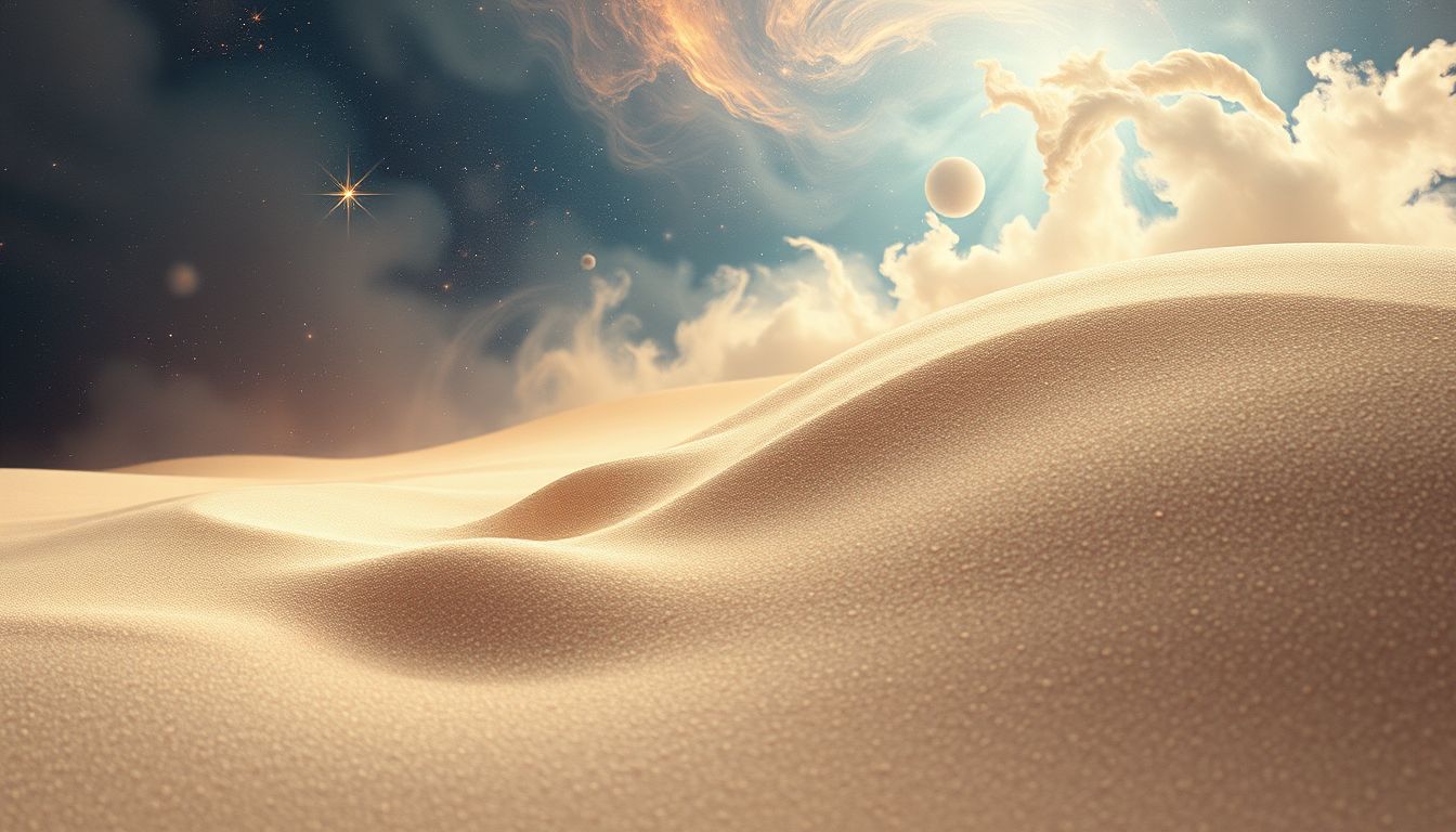 Im Sandkasten begraben symbolisiert unterdrückte Kindheitserinnerungen und Ängste.
