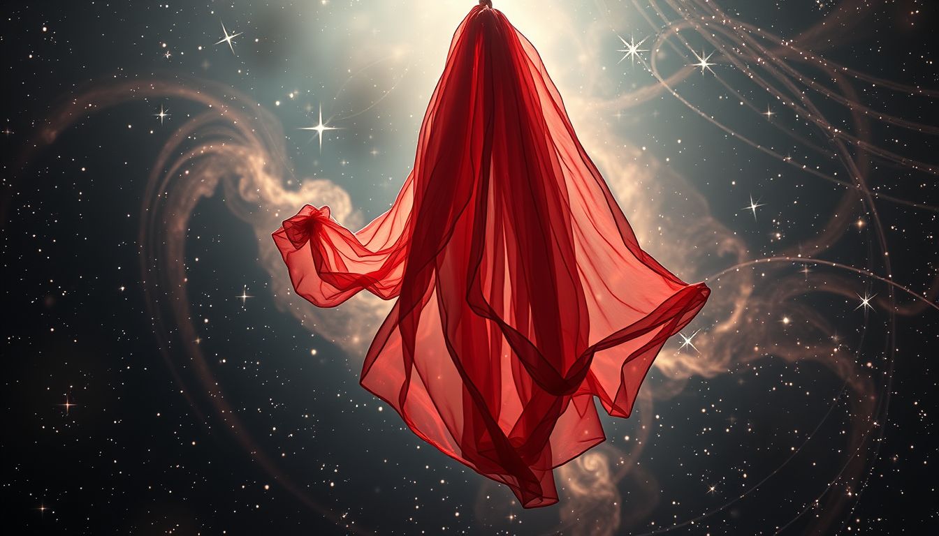 Blutbeflecktes Inlett symbolisiert oft ungelöste Schuldgefühle im Traum.