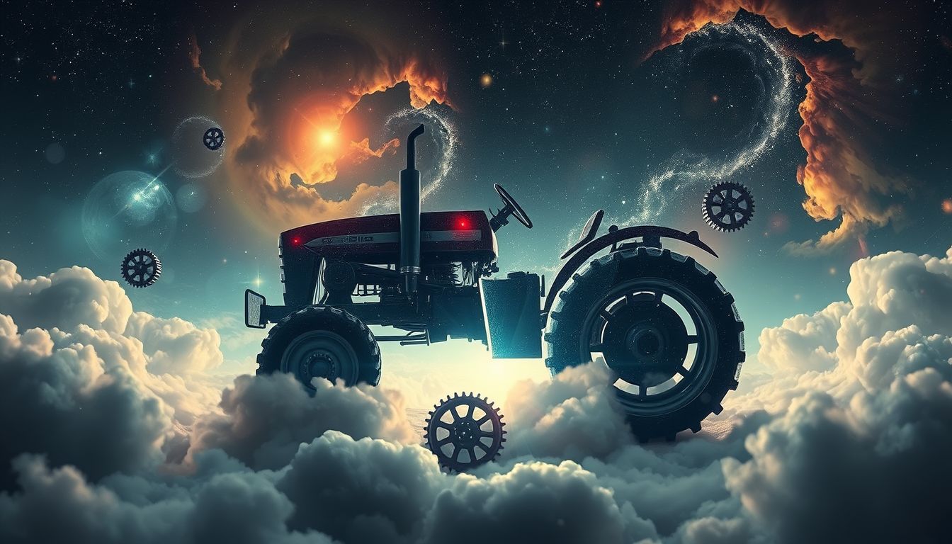 Ein verunglückter Traktor im Traum symbolisiert Kontrollverlust und Ängste.