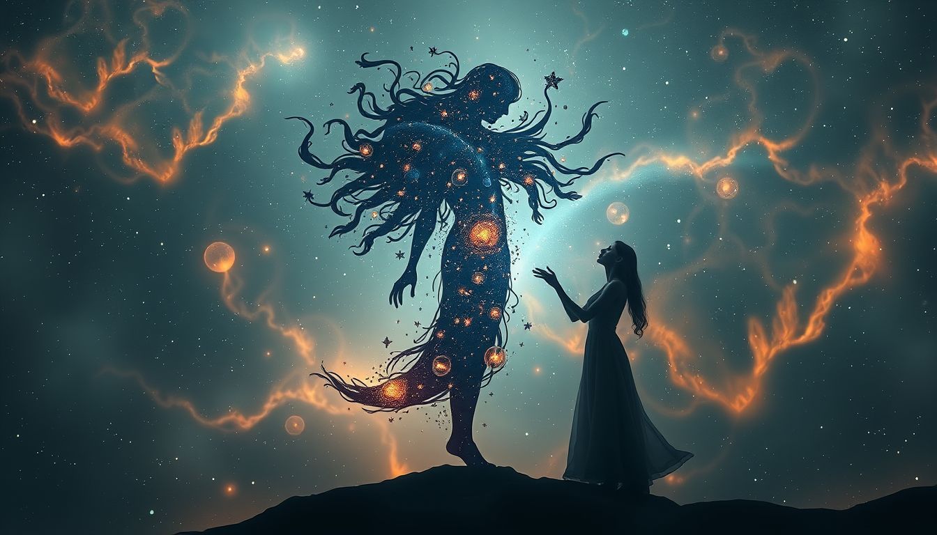 Traum 8 symbolisiert innere Ruhe trotz äußerem Chaos.