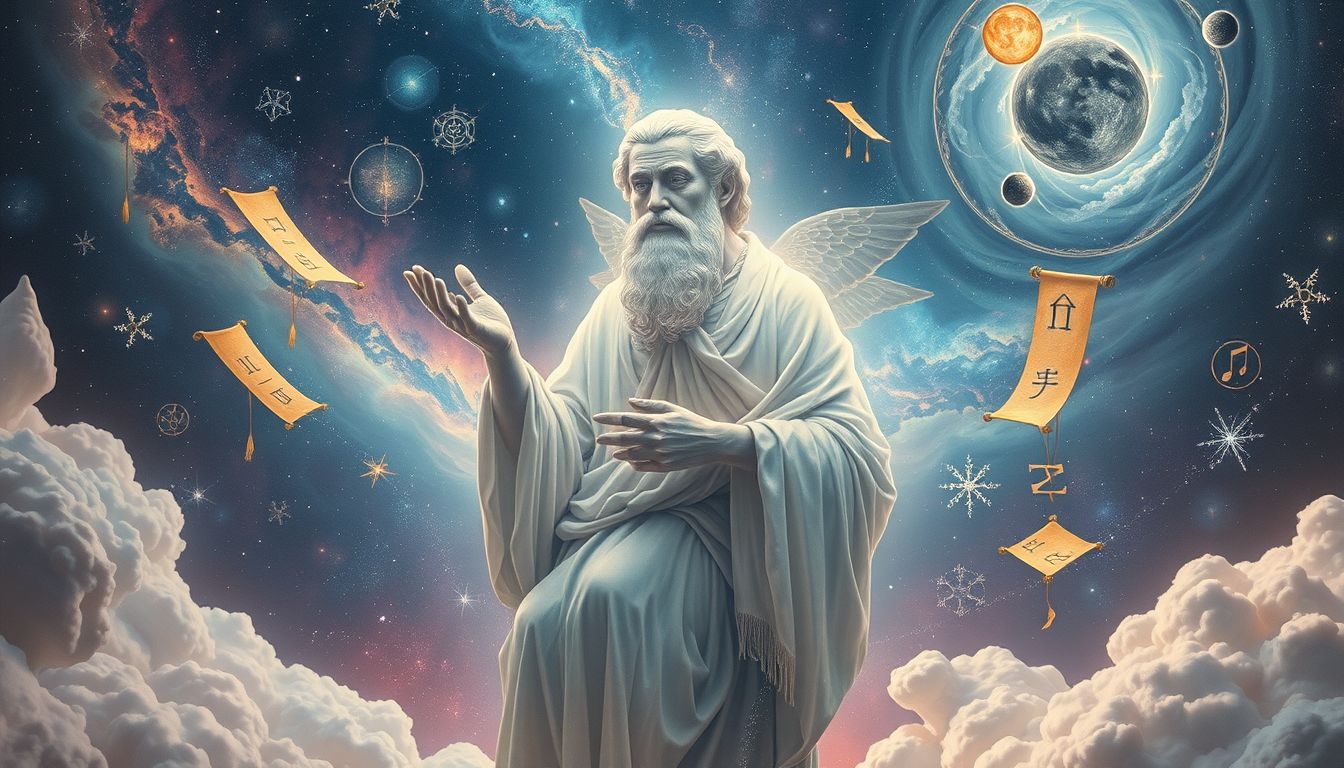 Der griechische Philosoph symbolisiert Weisheit und tiefes Selbstverständnis im Traum.