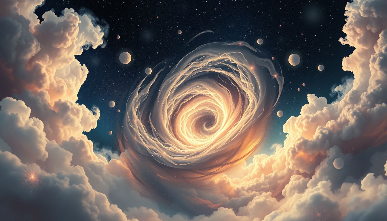 Ein plötzlicher Orkan im Traum symbolisiert unerwartete Lebensveränderungen.