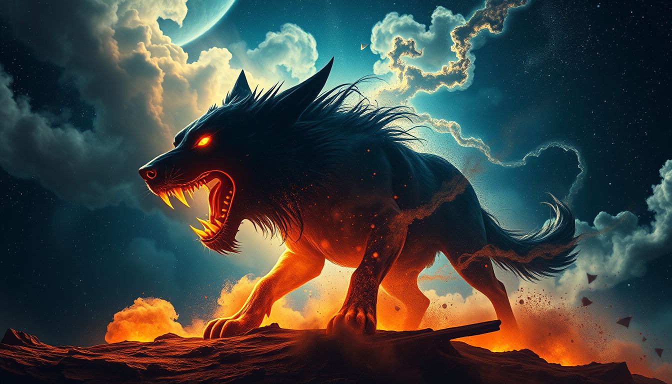 Ein beißender, großer Hund im Traum symbolisiert unterdrückte Ängste.