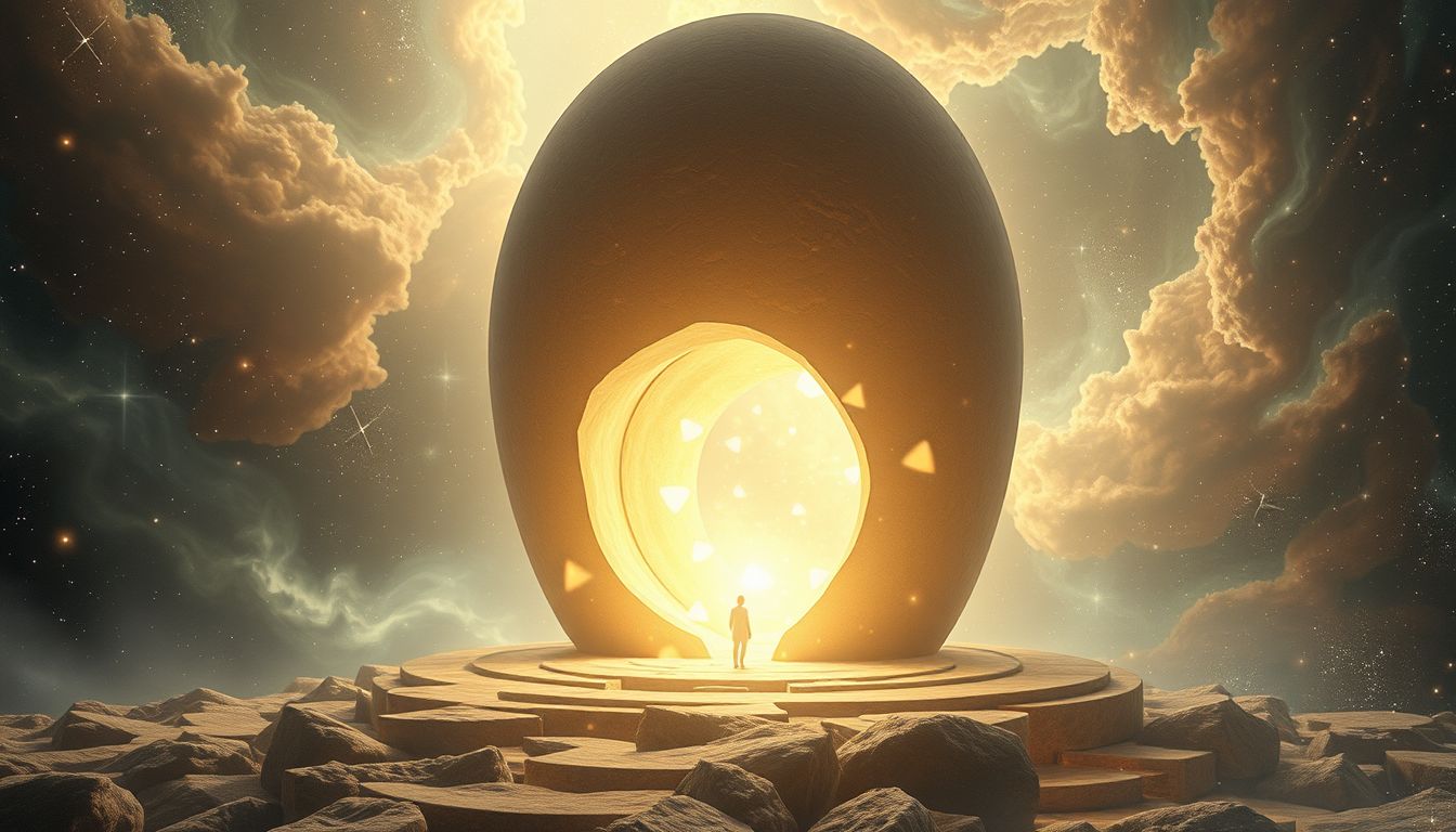 Im Kalkofen gefangen symbolisiert innere Konflikte und Selbstreflexion.