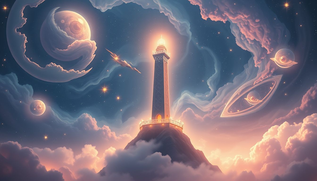 Der Turm symbolisiert Schutz und Wachsamkeit im Traum.