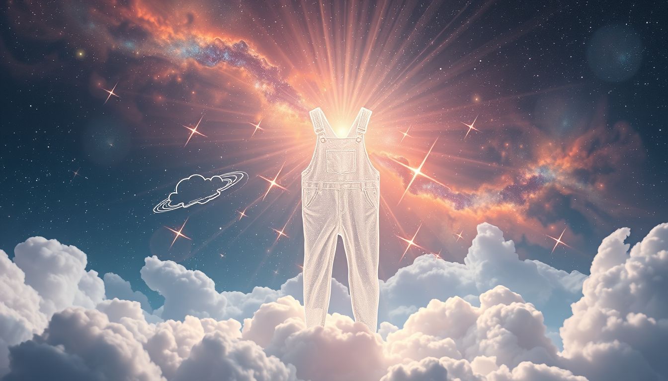 Der Traum in Latzhose symbolisiert Fleiß, Erfolg und Anerkennung.