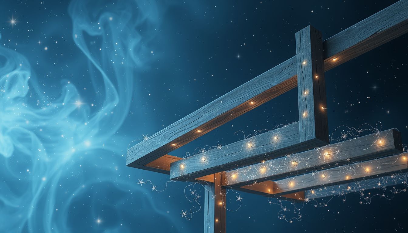 Der Traum vom Bauen mit Schwarzpappelholz symbolisiert nachhaltige Kreativität.